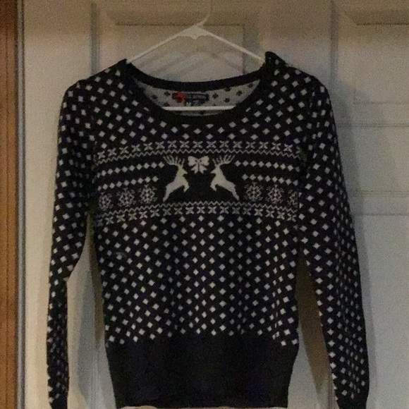 Hell Bunny Holiday Jumper / Sweater in navy blue - Picture 2 of 2